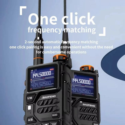 Baofeng K5 PLUS Dual-watch Dual-standby FM Handheld Analog Walkie Talkie, Plug:US Plug - Handheld Walkie Talkie by BAOFENG | Online Shopping UK | buy2fix