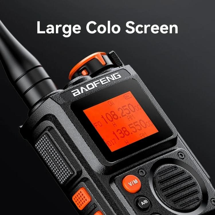 Baofeng K6 1.44 inch Screen FM Handheld Analog Walkie Talkie, Plug:US Plug - Handheld Walkie Talkie by BAOFENG | Online Shopping UK | buy2fix