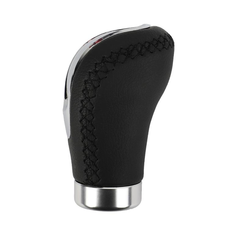 Car Manual Gear Lever Knob Leather Gear Shift Knob, with Hole(Black) - Shift Knob by buy2fix | Online Shopping UK | buy2fix