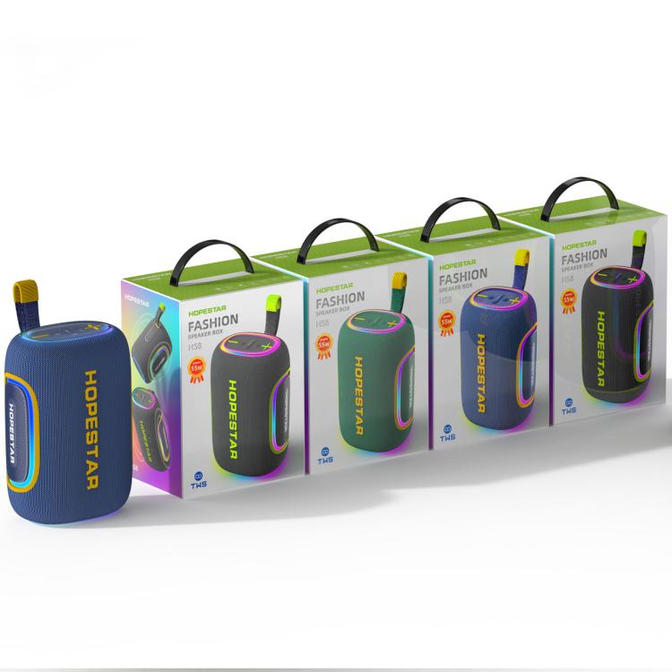 HOPESTAR H58 65W Outdoor Portable Waterproof Bluetooth Speaker(Navy Blue) - Waterproof Speaker by HOPESTAR | Online Shopping UK | buy2fix