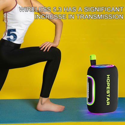 HOPESTAR H58 65W Outdoor Portable Waterproof Bluetooth Speaker(Dark Green) - Waterproof Speaker by HOPESTAR | Online Shopping UK | buy2fix