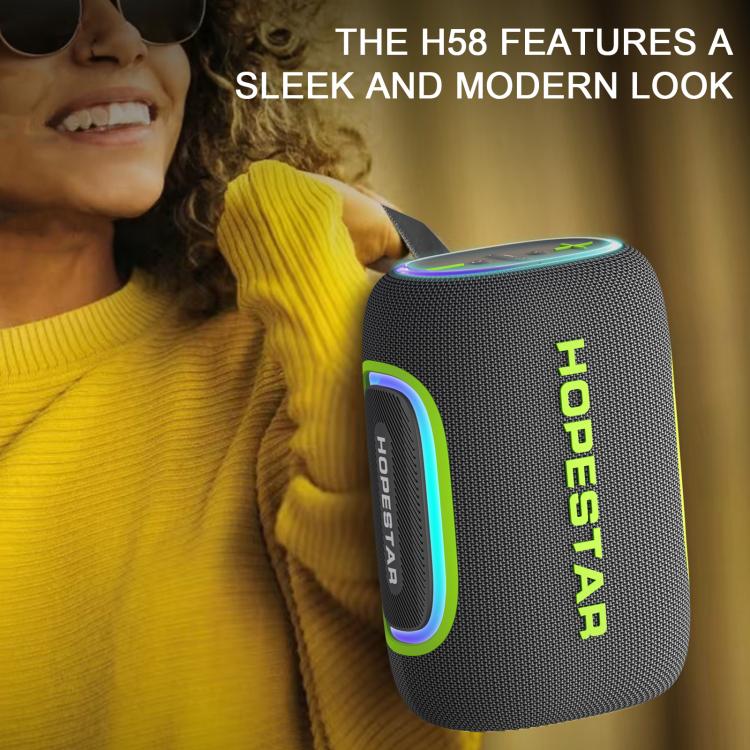 HOPESTAR H58 65W Outdoor Portable Waterproof Bluetooth Speaker(Navy Blue) - Waterproof Speaker by HOPESTAR | Online Shopping UK | buy2fix