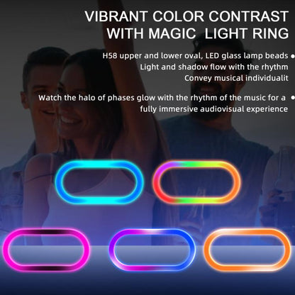 HOPESTAR H58 65W Outdoor Portable Waterproof Bluetooth Speaker(Navy Blue) - Waterproof Speaker by HOPESTAR | Online Shopping UK | buy2fix