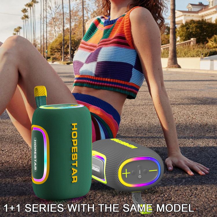 HOPESTAR H58 65W Outdoor Portable Waterproof Bluetooth Speaker(Dark Green) - Waterproof Speaker by HOPESTAR | Online Shopping UK | buy2fix