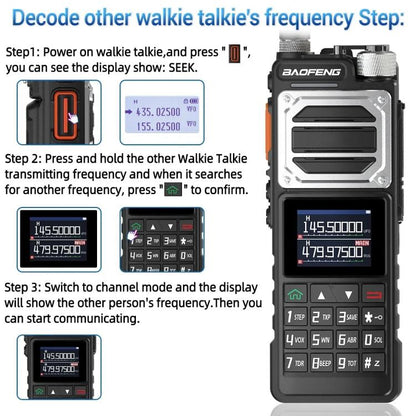 Baofeng UV-25 DTMF Coded FM Handheld Analog Walkie Talkie, Plug:EU Plug - Handheld Walkie Talkie by BAOFENG | Online Shopping UK | buy2fix