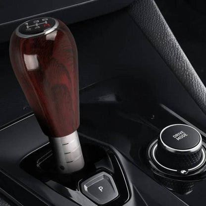 Car Manual Gear Lever Knob Aluminum Alloy Gear Shift Knob(Wood Grain B Type) - Shift Knob by buy2fix | Online Shopping UK | buy2fix