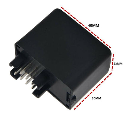 7 Pin Car LED Turn Signal Light Flasher Relay Controller for Suzuki GSXR600(Black) - Motorcycle Maintenance Tools by buy2fix | Online Shopping UK | buy2fix