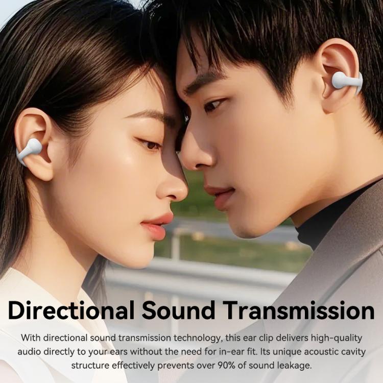 ROCK EB500 RAU07590 Bluetooth 5.4 Wireless EarCuffs Earphones(White) - Bluetooth Earphone by ROCK | Online Shopping UK | buy2fix
