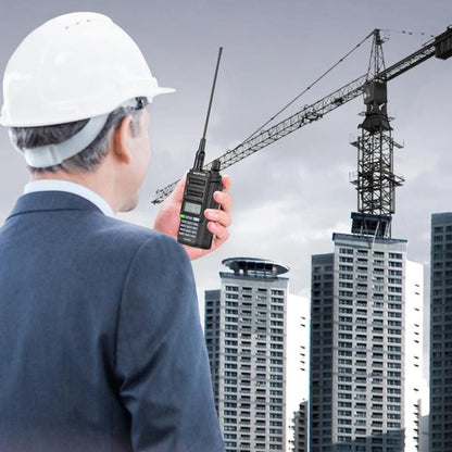 Baofeng UV-9R PRO Dot Matrix LCD Screen IP57 Waterproof Handheld Analog Walkie Talkie, Plug:US Plug(Green) - Handheld Walkie Talkie by BAOFENG | Online Shopping UK | buy2fix