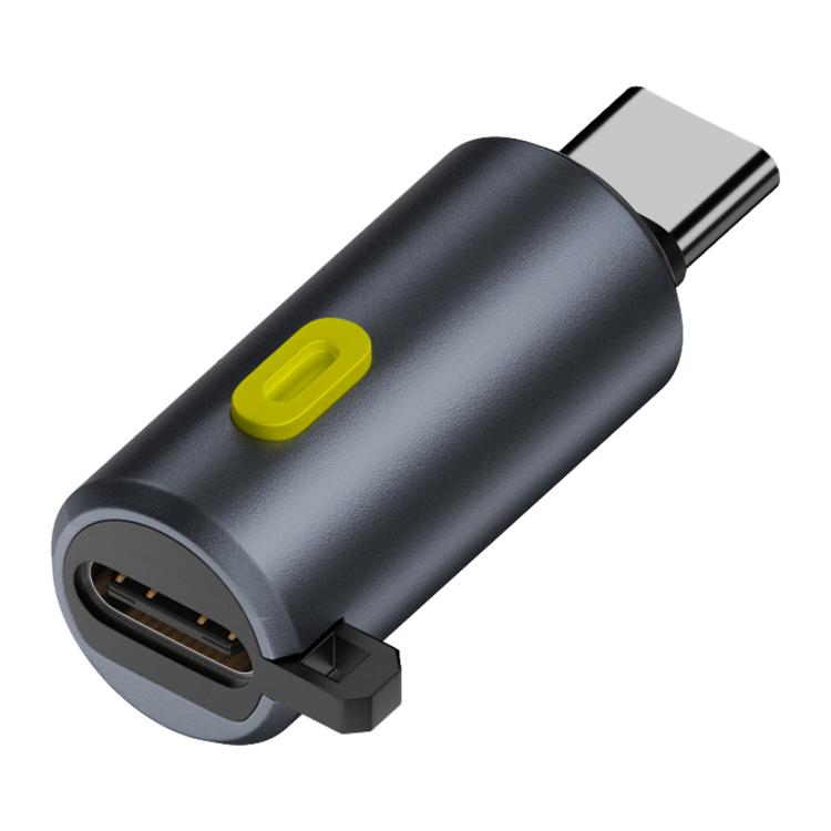 240W Type-C to Type-C Digital Display Adapter with Switch(Grey) - OTG Adapter by buy2fix | Online Shopping UK | buy2fix