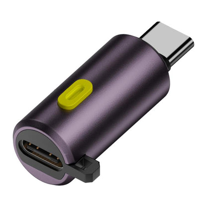 240W Type-C to Type-C Digital Display Adapter with Switch(Grey Purple) - OTG Adapter by buy2fix | Online Shopping UK | buy2fix