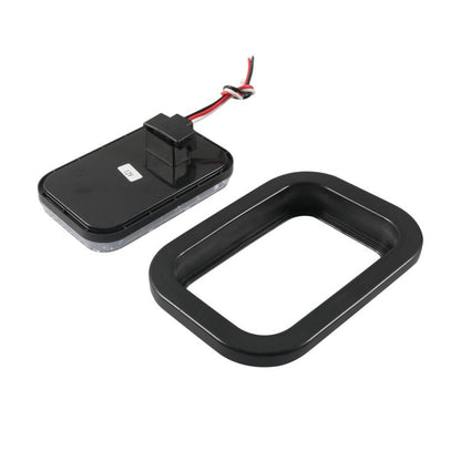 Trailer / RV / Truck 12LEDs Rectangle Tail Light with Plug(White Light) - License Plate Lights by buy2fix | Online Shopping UK | buy2fix