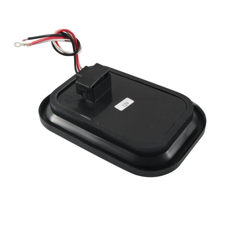 Trailer / RV / Truck 12LEDs Rectangle Tail Light with Plug(White Light) - License Plate Lights by buy2fix | Online Shopping UK | buy2fix