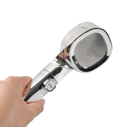 RV Square Four Gear Shower Flexible Pipe Spray Kit(Silver) - Others by buy2fix | Online Shopping UK | buy2fix