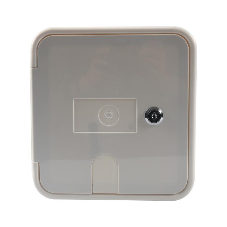 RV / Camper Power Cable Hatch with Screws and Key(White) - Locks & Hasps by buy2fix | Online Shopping UK | buy2fix