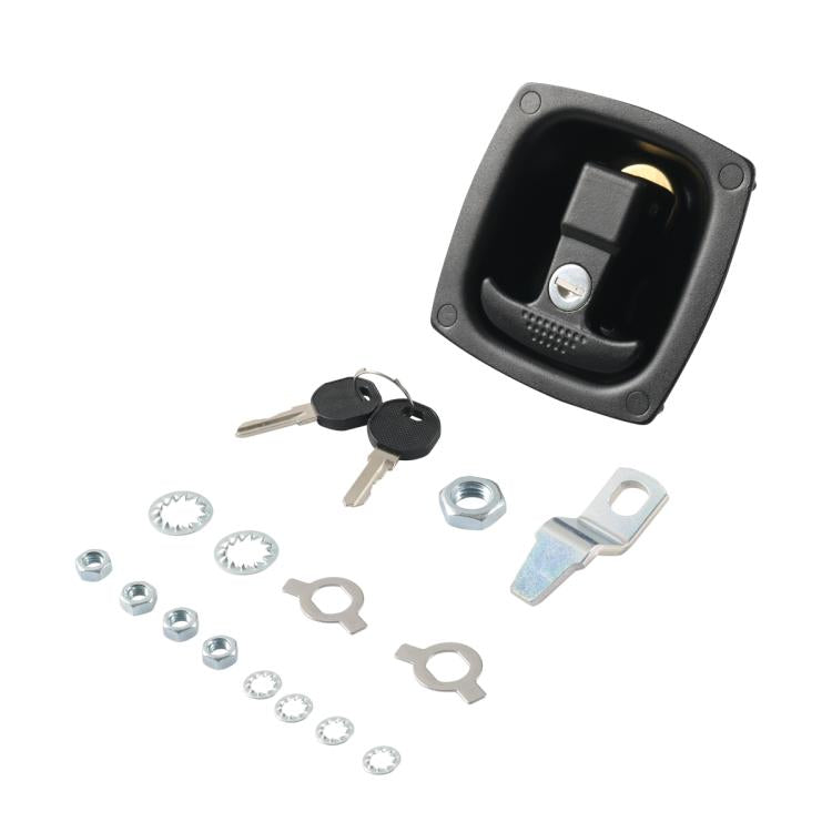 RV / Camper Folding T Handle Latch with Key(Black) - Locks & Hasps by buy2fix | Online Shopping UK | buy2fix