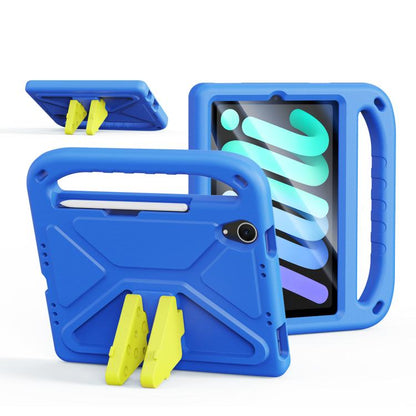 For iPad mini 6 / mini 2024 DUX DUCIS PUFF Series EVA Portable Holder Tablet Case(Blue) - iPad mini 2024 Cases by DUX DUCIS | Online Shopping UK | buy2fix