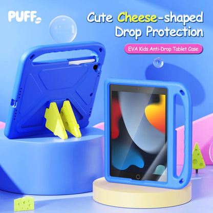 For iPad 10.2 2019 / 2020 / 2021 DUX DUCIS PUFF Series EVA Portable Holder Tablet Case(Blue) - iPad 10.2 Cases by DUX DUCIS | Online Shopping UK | buy2fix