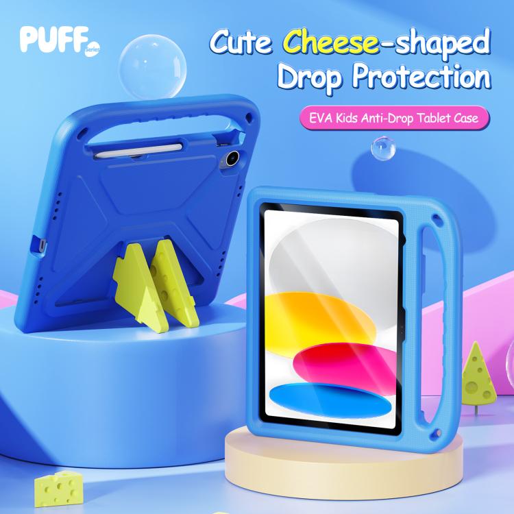 For iPad 2022 / 2025 DUX DUCIS PUFF Series EVA Portable Holder Tablet Case(Blue) - iPad 2025 / 2022 Cases by DUX DUCIS | Online Shopping UK | buy2fix