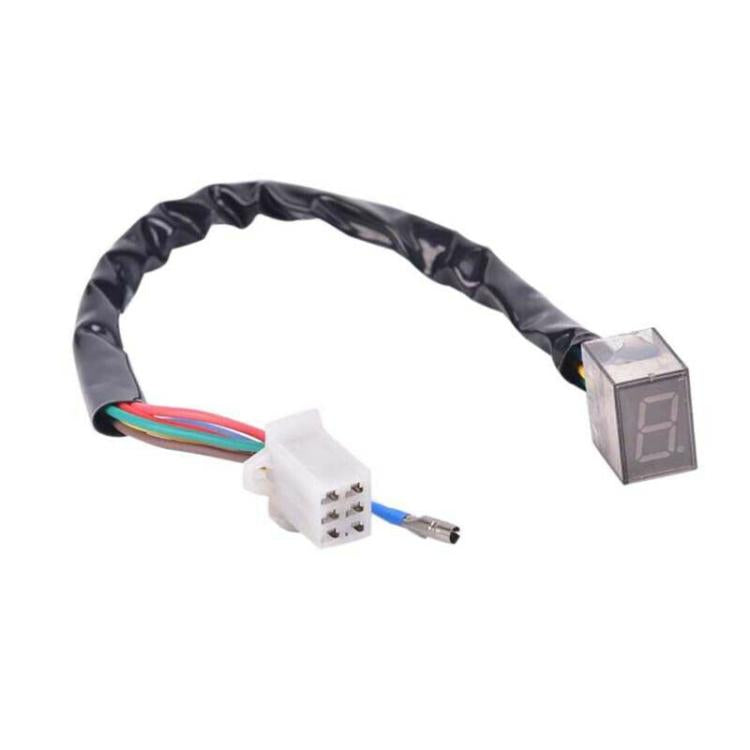 Universal LED 5-speed Gear Display Motorcycle Display Shift Lever Sensor - Electrical Instruments by buy2fix | Online Shopping UK | buy2fix