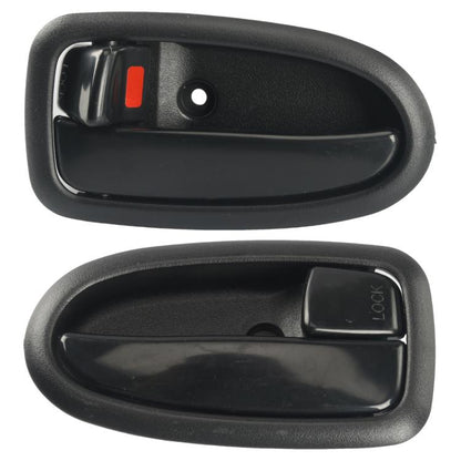 Pair Car Left and Right Door Inside Handle for Hyundai Lavita 2001-2010 / Matrix 2001-2010 82620-17000, 82610-17000(Black) - Door Handles by buy2fix | Online Shopping UK | buy2fix