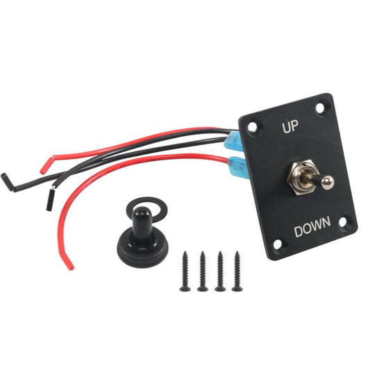 Marine / RV Modification 4-pin 2-speed Switch Controller Panel with Cable(Black) - Marine Accessories & Parts by buy2fix | Online Shopping UK | buy2fix