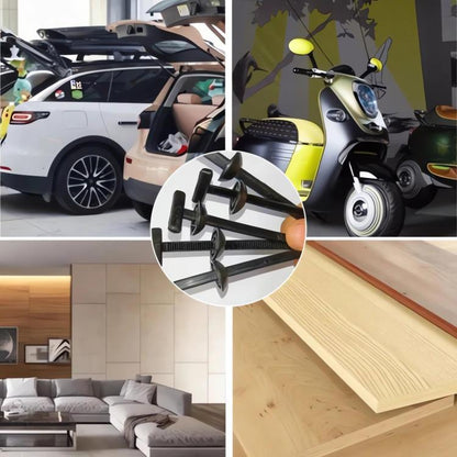 100pcs / Pack PP Universal Cable Tie Buckle(Black) - Booster Cable & Clip by buy2fix | Online Shopping UK | buy2fix