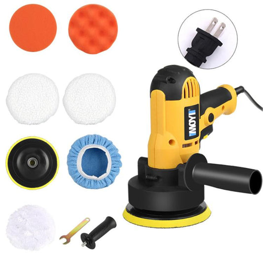 9pcs / Set MOYI Car Hand-held Electric Beauty Waxing Sealing Glaze Polishing Machine(US Plug) - Polishing Machine & Accessories by buy2fix | Online Shopping UK | buy2fix