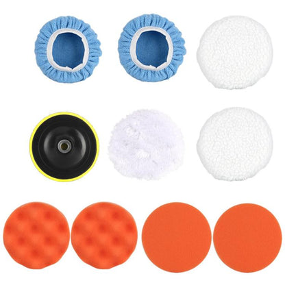 14pcs / Set MOYI Car Hand-held Electric Beauty Waxing Sealing Glaze Polishing Machine(US Plug) - Polishing Machine & Accessories by buy2fix | Online Shopping UK | buy2fix