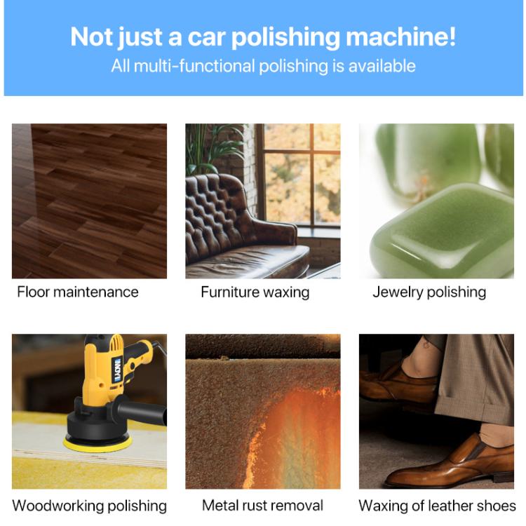 Standard Version MOYI Car Hand-held Electric Beauty Waxing Sealing Glaze Polishing Machine(US Plug) - Polishing Machine & Accessories by buy2fix | Online Shopping UK | buy2fix