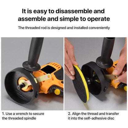 9pcs / Set MOYI Car Hand-held Electric Beauty Waxing Sealing Glaze Polishing Machine(US Plug) - Polishing Machine & Accessories by buy2fix | Online Shopping UK | buy2fix