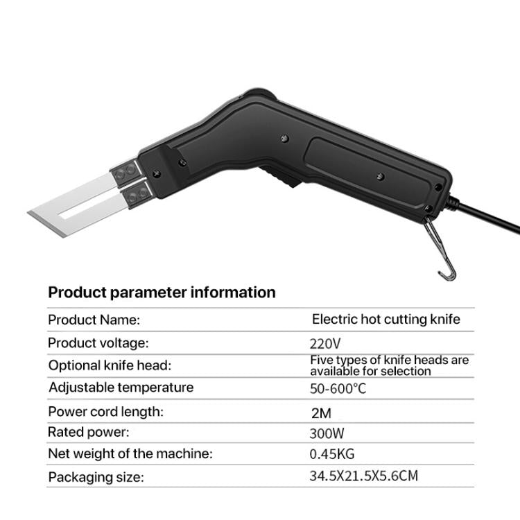 MOYI Sponge Foam Heat Cutter Plastic Thermal Melting Knife(EU Plug) - Polishing Machine & Accessories by buy2fix | Online Shopping UK | buy2fix
