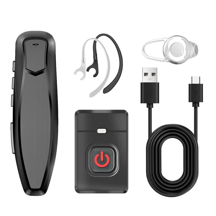 Walkie-talkie Bluetooth Wireless Earphone for Baofeng UV5R 888S / Quansheng UV K5 / K6(Black) - Microphones & Headsets by buy2fix | Online Shopping UK | buy2fix