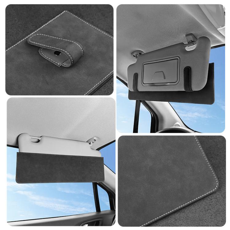 Car Sun Visor Card Extension Clip(Black Grey) - Sunglasses & Glasses Clips by buy2fix | Online Shopping UK | buy2fix