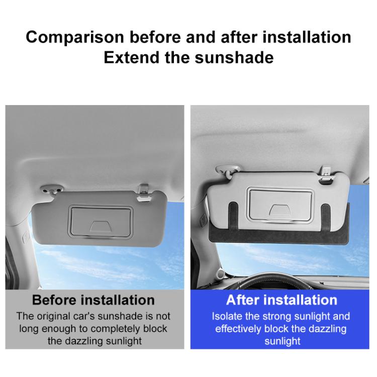 Car Sun Visor Card Extension Clip(Grey) - Sunglasses & Glasses Clips by buy2fix | Online Shopping UK | buy2fix
