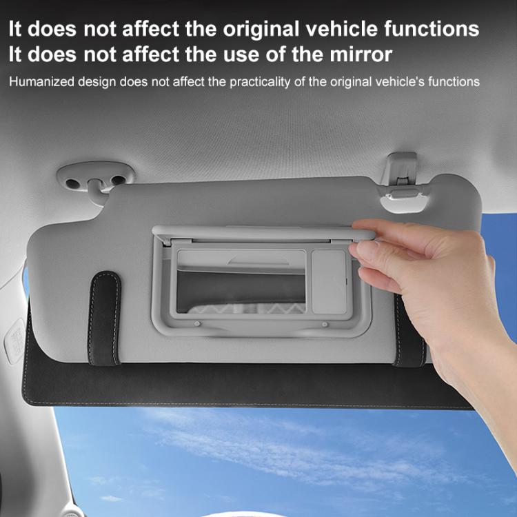 Car Sun Visor Card Extension Clip(Beige) - Sunglasses & Glasses Clips by buy2fix | Online Shopping UK | buy2fix