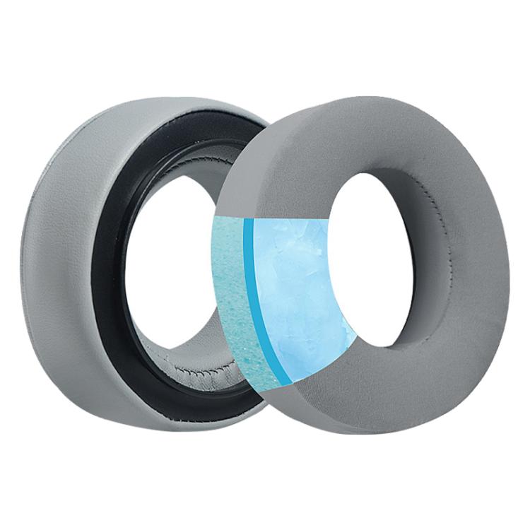 2pcs Ice Gel Earphone Replacement Earpads Pads For Beyerdynamic DT700 PROX / DT900 PROX(Grey) - Earmuff & Pad by buy2fix | Online Shopping UK | buy2fix