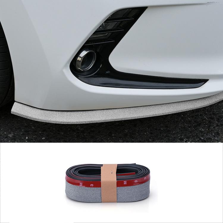 Car Starry Sky Shiny Soft Rubber Front Bar Side Anti-collision Strip(Silver) - Anti Collision Sticker by buy2fix | Online Shopping UK | buy2fix