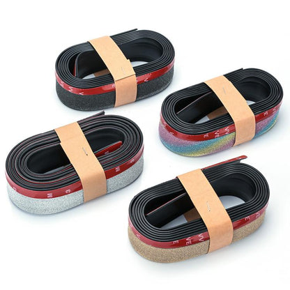 Car Starry Sky Shiny Soft Rubber Front Bar Side Anti-collision Strip(Gold) - Anti Collision Sticker by buy2fix | Online Shopping UK | buy2fix