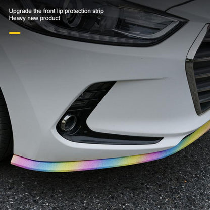 Car Starry Sky Shiny Soft Rubber Front Bar Side Anti-collision Strip(Gold) - Anti Collision Sticker by buy2fix | Online Shopping UK | buy2fix