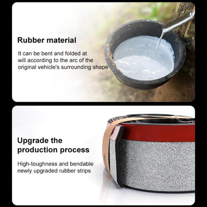 Car Starry Sky Shiny Soft Rubber Front Bar Side Anti-collision Strip(Colorful) - Anti Collision Sticker by buy2fix | Online Shopping UK | buy2fix