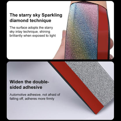 Car Starry Sky Shiny Soft Rubber Front Bar Side Anti-collision Strip(Colorful) - Anti Collision Sticker by buy2fix | Online Shopping UK | buy2fix