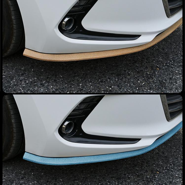 Car Starry Sky Shiny Soft Rubber Front Bar Side Anti-collision Strip(Black) - Anti Collision Sticker by buy2fix | Online Shopping UK | buy2fix