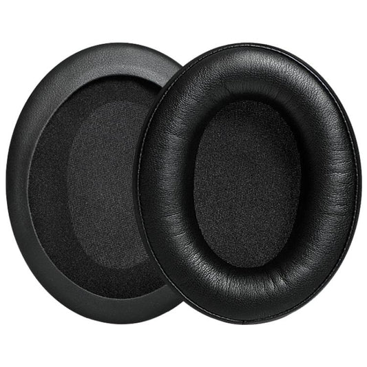 2pcs Protein Leather Splicing Earphone Replacement Earpads Pads For HyperX Cloud 1 / I / 2 / II / 3(Black) - Earmuff & Pad by buy2fix | Online Shopping UK | buy2fix