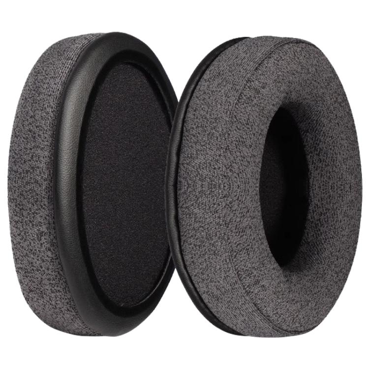 2pcs Skin-friendly Cloth Splicing Earphone Replacement Earpads Pads For HyperX Cloud 1 / I / 2 / II / 3(Flax Grey) - Earmuff & Pad by buy2fix | Online Shopping UK | buy2fix