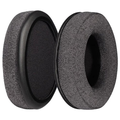 2pcs Skin-friendly Cloth Splicing Earphone Replacement Earpads Pads For HyperX Cloud 1 / I / 2 / II / 3(Flax Grey) - Earmuff & Pad by buy2fix | Online Shopping UK | buy2fix