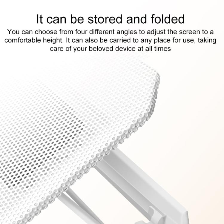 NUOXI 4-Speed Adjustable 8-Core Large Fan Laptop Cooler(Black) - Cooling Pads by NUOXI | Online Shopping UK | buy2fix