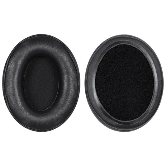 2pcs Lambskin Splicing Earphone Replacement Earpads Pads For HyperX Cloud 1 / I / 2 / II / 3(Black) - Earmuff & Pad by buy2fix | Online Shopping UK | buy2fix