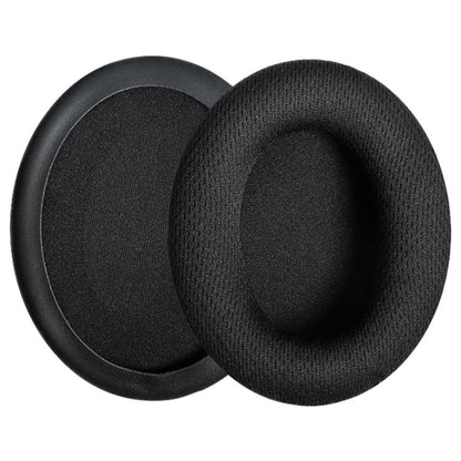 2pcs BK Cloth Earphone Replacement Earpads Pads For HyperX Cloud 1 / I / 2 / II / 3(Black) - Earmuff & Pad by buy2fix | Online Shopping UK | buy2fix