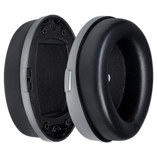 1 Pair Protein Leather Earphone Replacement Earpads Pads with Plastic Buckle For HyperX Cloud Orbit S / Audeze(Black) - Earmuff & Pad by buy2fix | Online Shopping UK | buy2fix